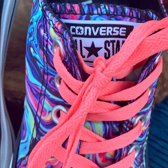 Psychedelic / Hippy Chick Converse Sz 7 - Picture 14 of 16